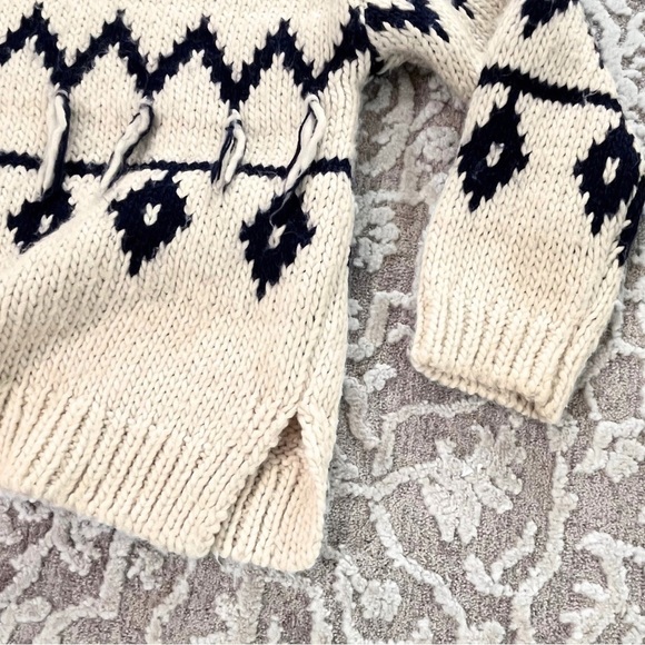 Zara Fancy Collection Wool Blend Tassel Sweater - Picture 4 of 11